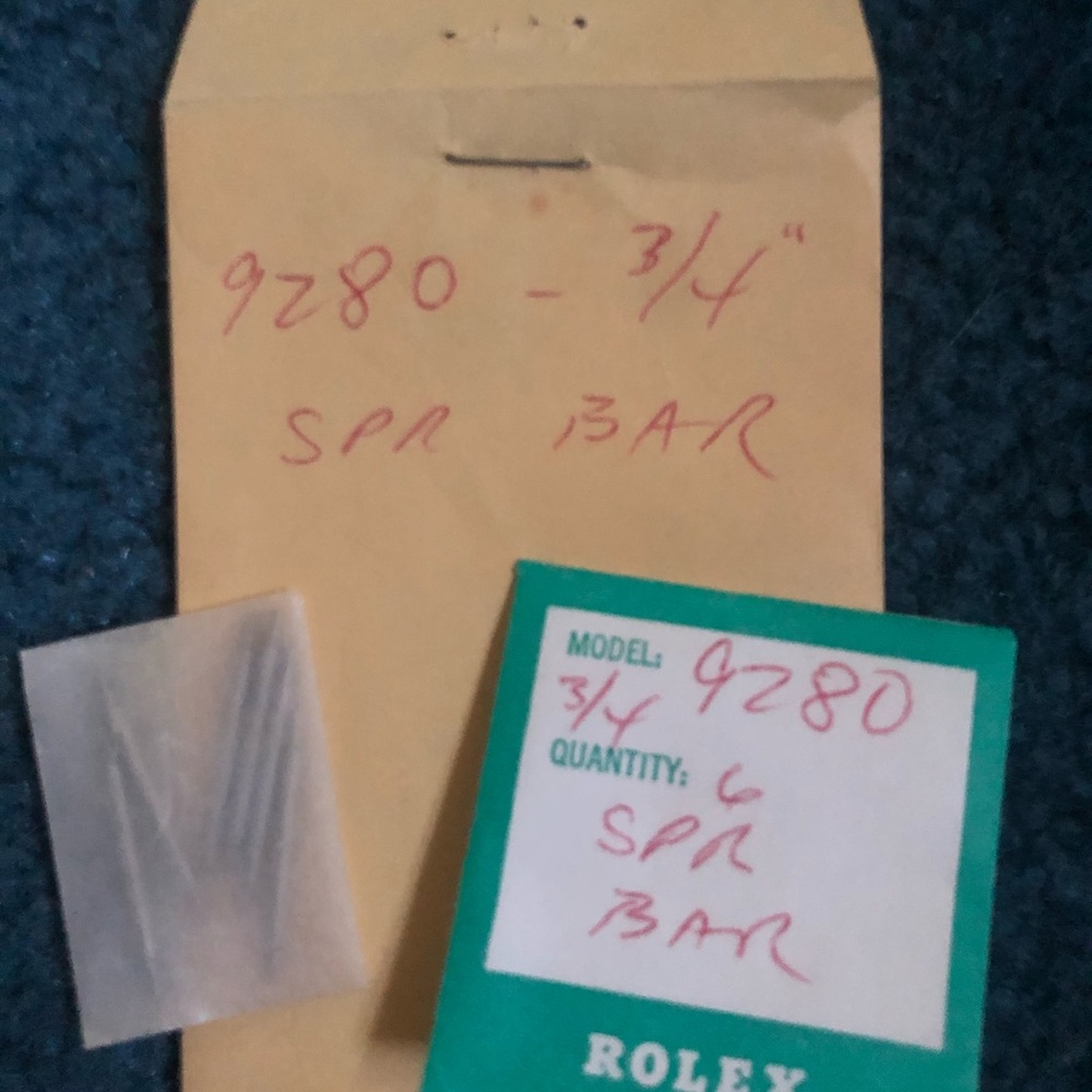 Rolex spring bar 
3/4”
Pack of 5
9280
About